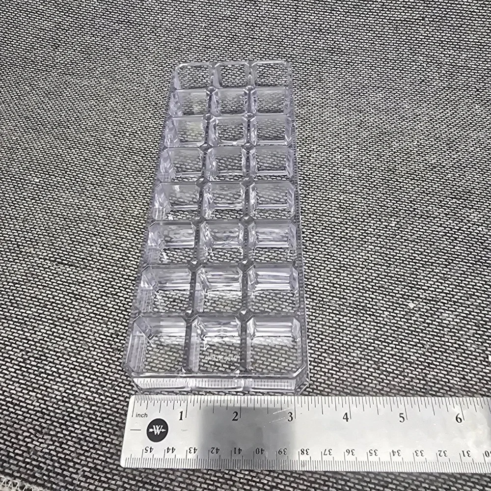 Avon Lipstick Caddy Organizer 24 Slot Clear Acrylic Y2K Vintage OS Clear
